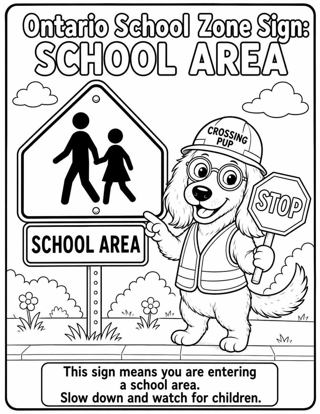 Toby colouring page 19